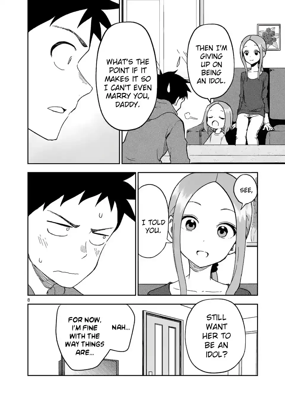 Karakai Jouzu no (Moto) Takagi-san Chapter 186 8